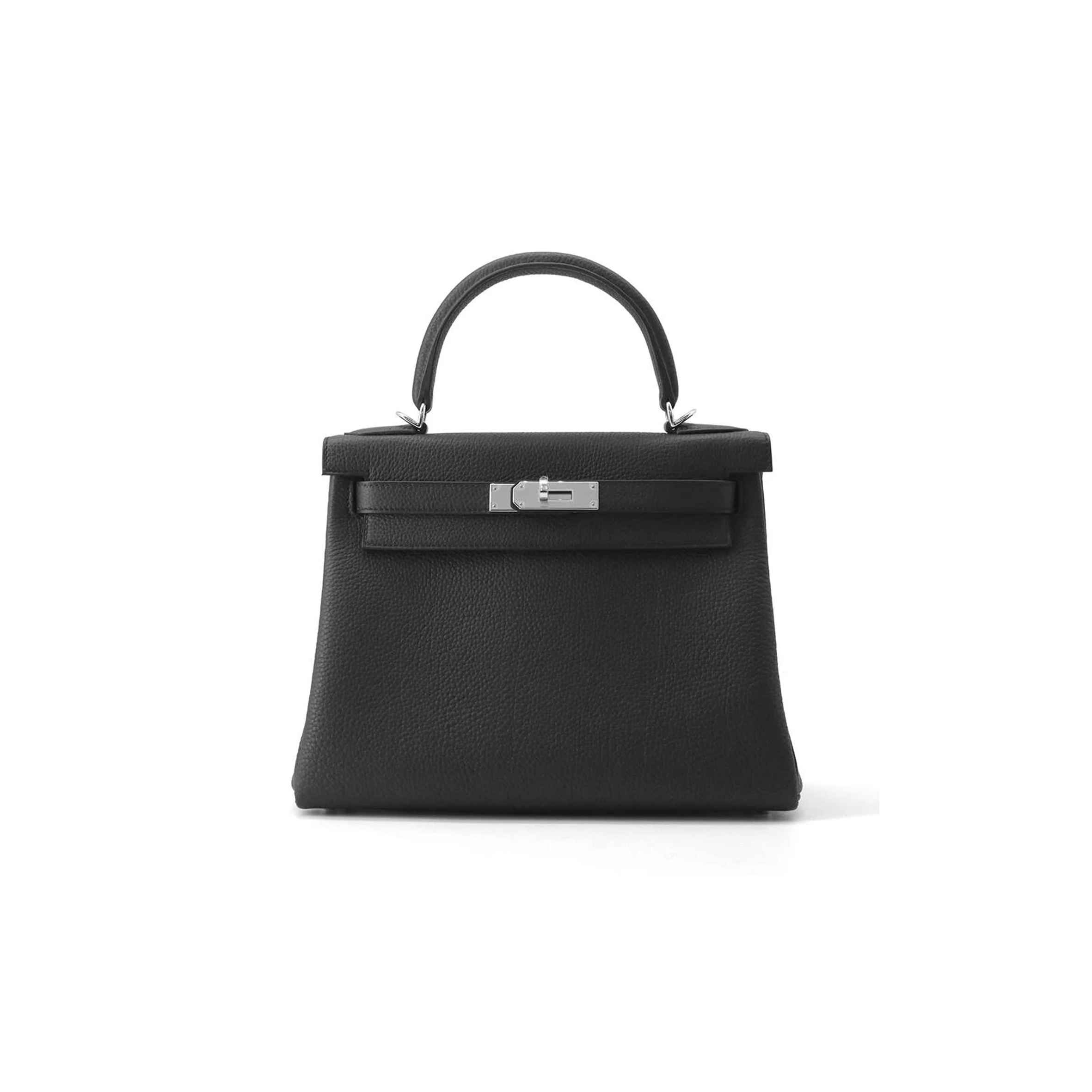 H**mes master kelly 28 retourne black togo leather (28*22*10cm)